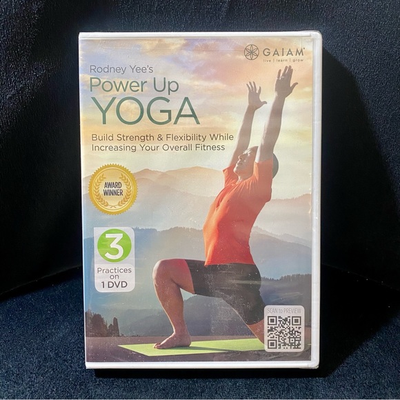 Power Up Yoga DVD Rodney Yee NEW! In package - Picture 1 of 4